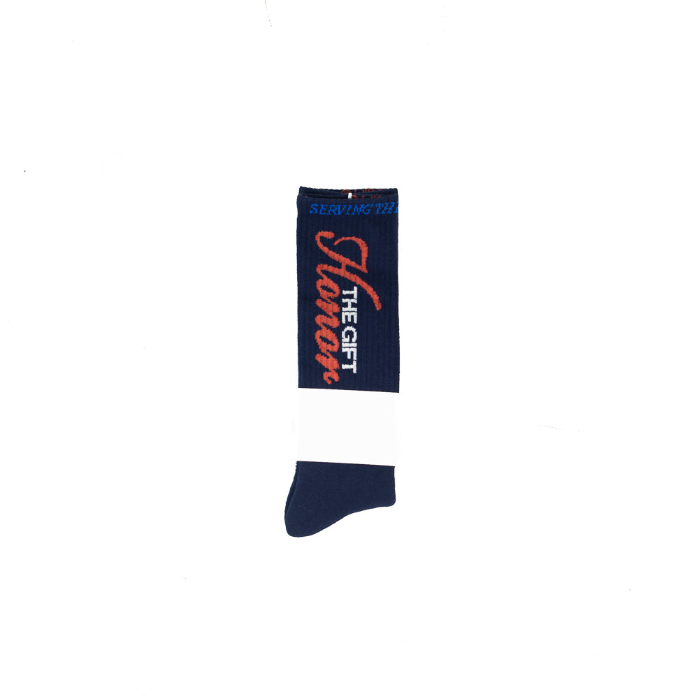 1988 Ribbed Sock (Navy)