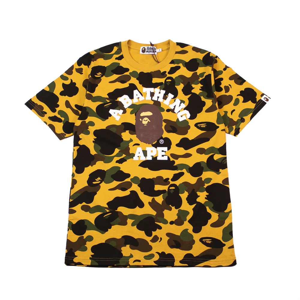 1st Camo College Tee (Yellow)