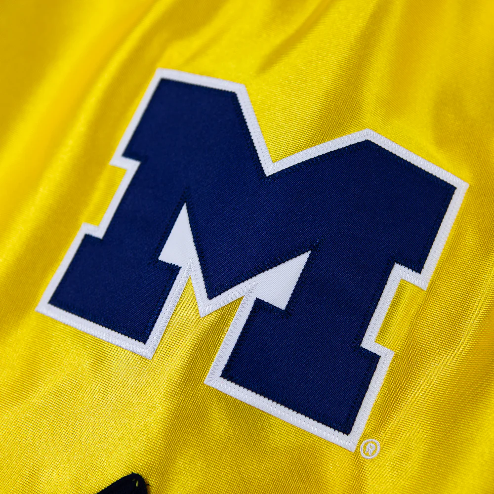 91-92 Michigan Authentic Short (Yellow) - Image 3
