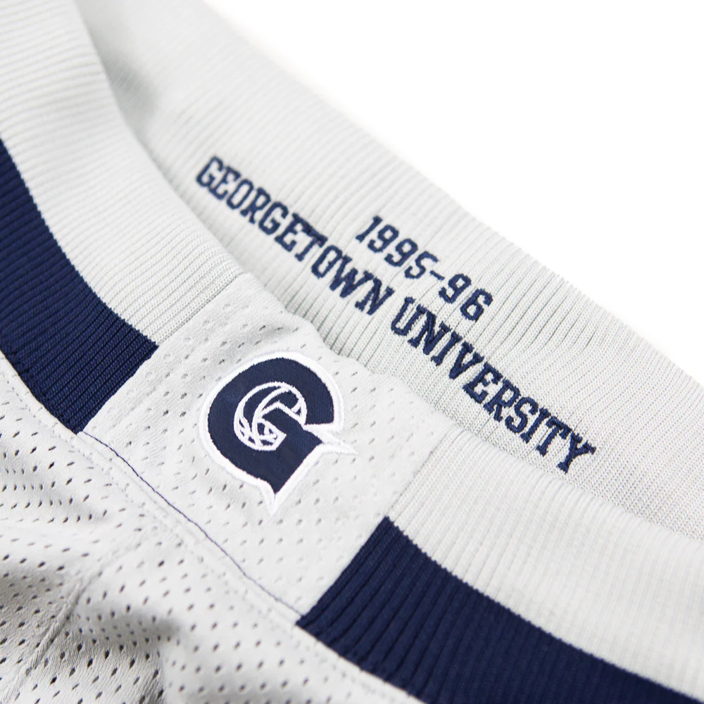 95-96 Georgetown Hoyas Authentic Short (Grey) - Image 2
