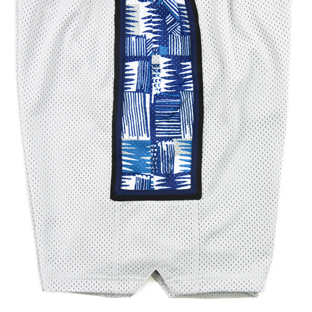 95-96 Georgetown Hoyas Authentic Short (Grey) - Image 3