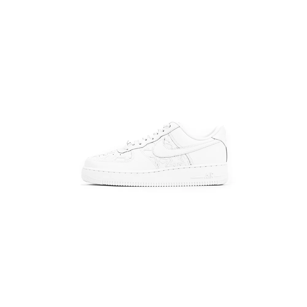 Air Force 1 '07 Edge (White/White-Metallic Silver)