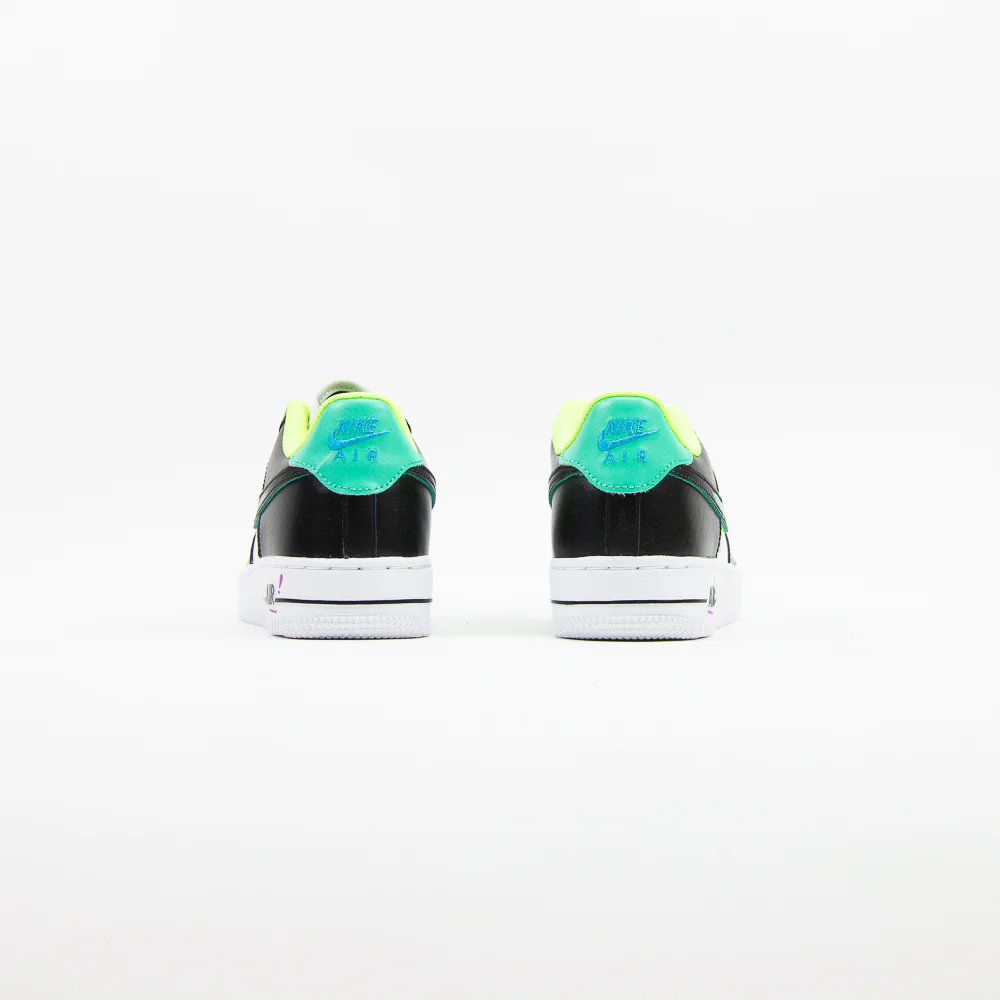 Air Force 1 LV8 GS (White/Black/Laser Blue/Volt) - Image 3