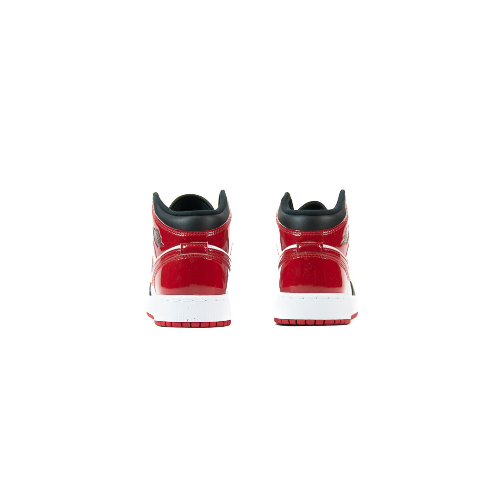 Air Jordan 1 Mid SE GS (Black/Varsity Red/White) - Image 3