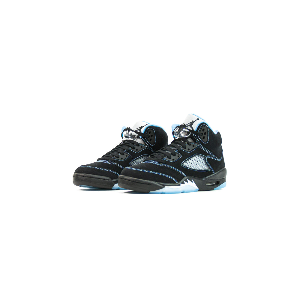 Air Jordan 5 Retro GS (Black/University Blue/White) - Image 2