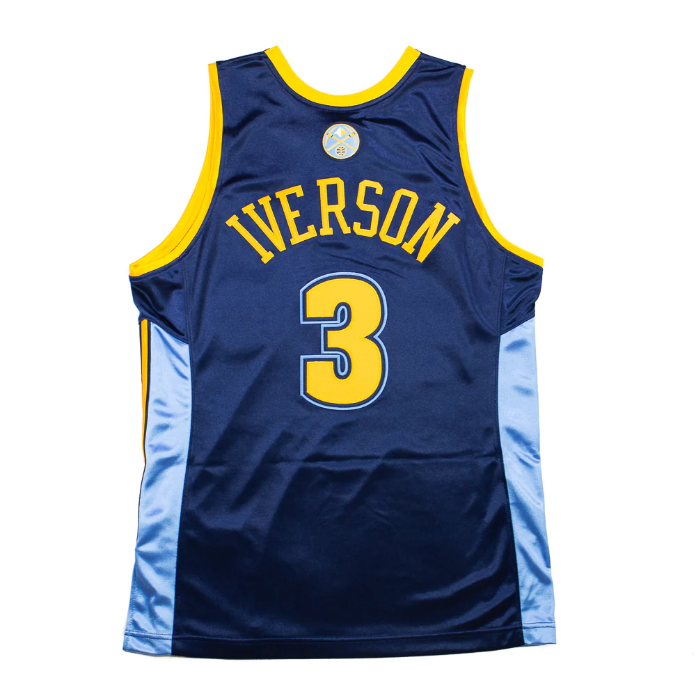 Authentic Allen Iverson Denver Nuggets 06-07 Jersey (Navy Alternate) - Image 2