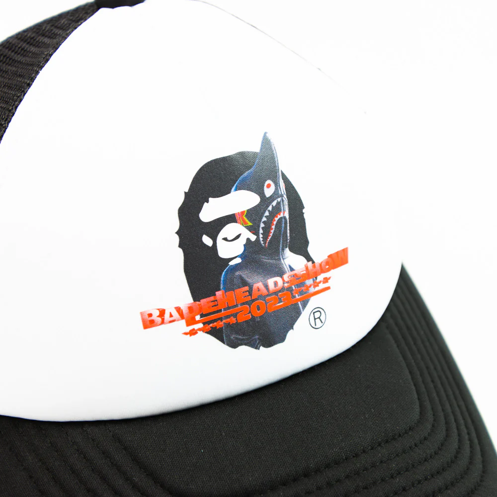 Bape Heads Show Cap (Black/White) - Image 2