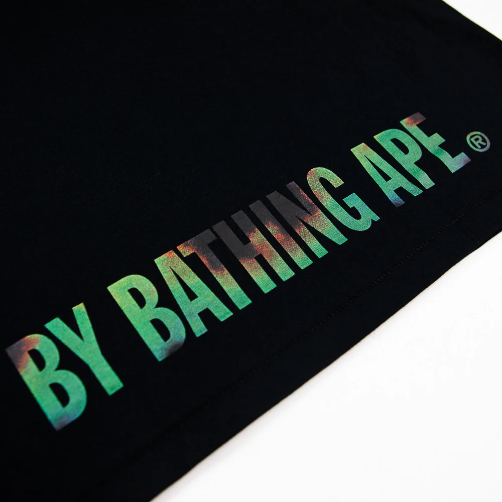 Bape Thermography Ape Face Tee (Black) - Image 2