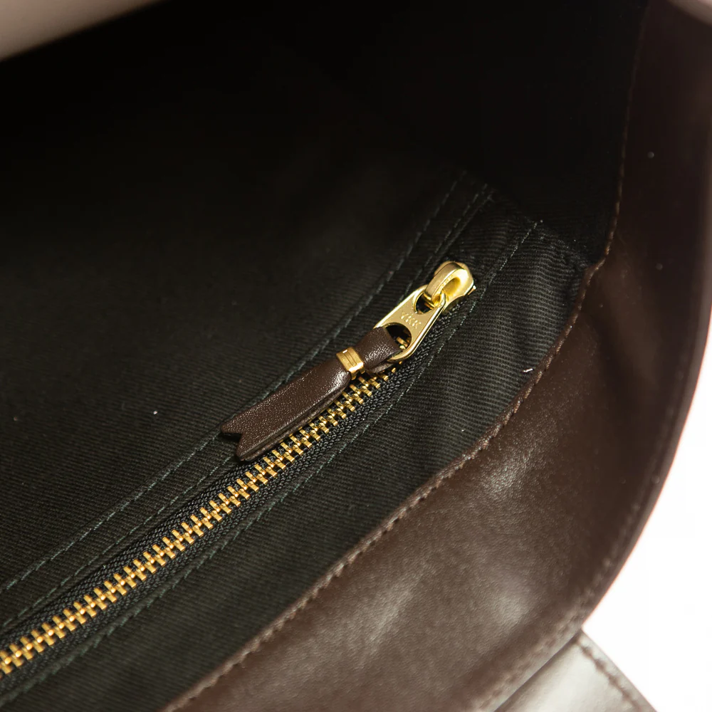 CDG Classic Leather Tote Bag (Brown) - Image 2