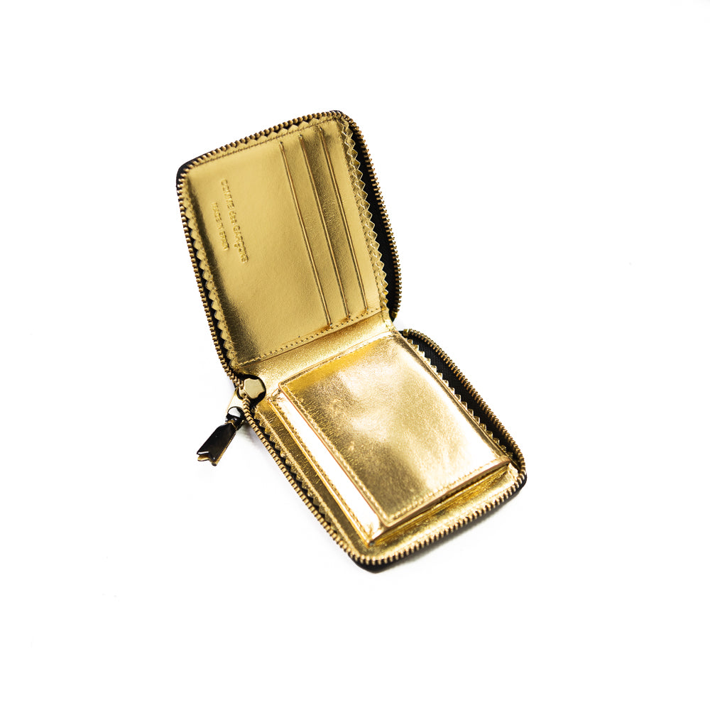 CDG Mirror Inside Wallet (Black/Gold) - Image 2