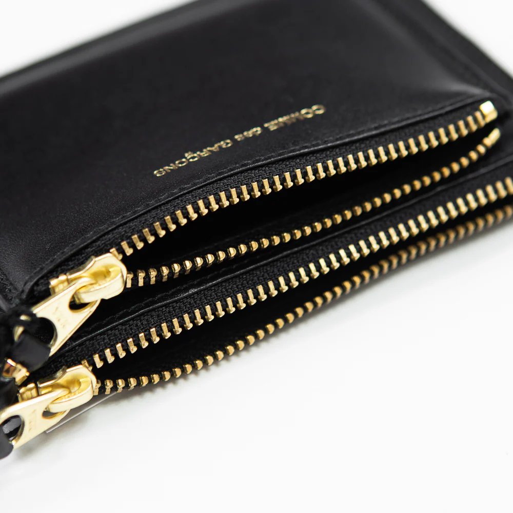 CDG Outside Pocket Zip Pouch (Black) - Image 2