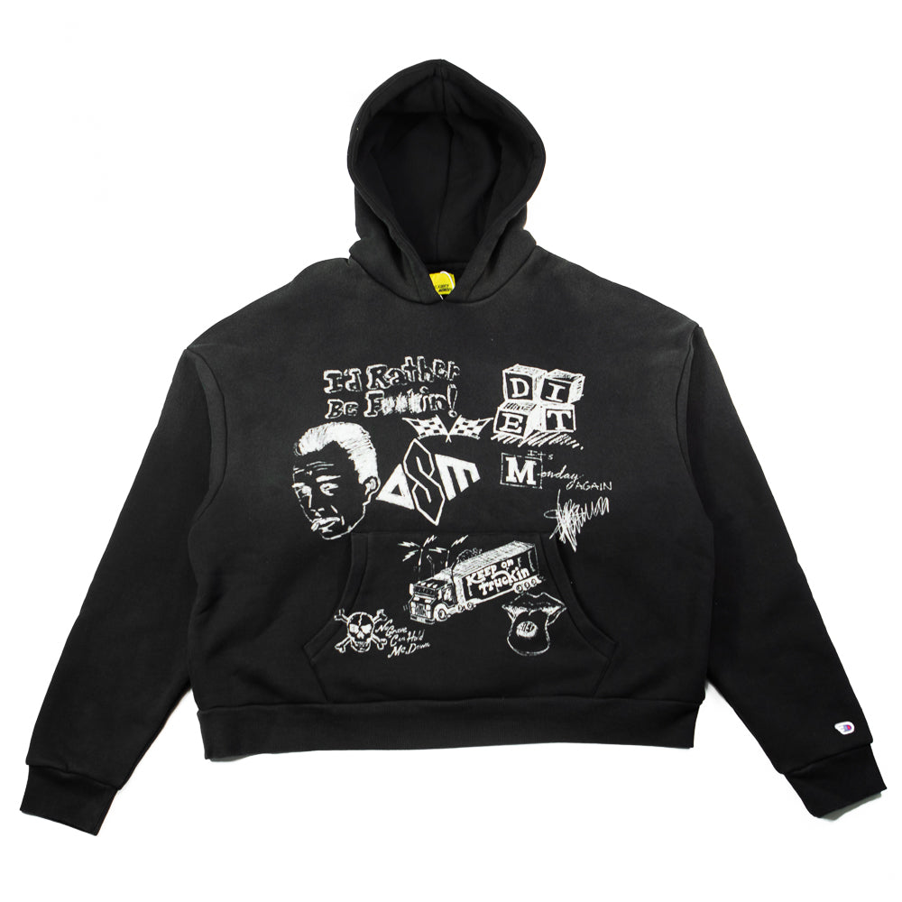 Doodle Hoodie (Vintage Black)