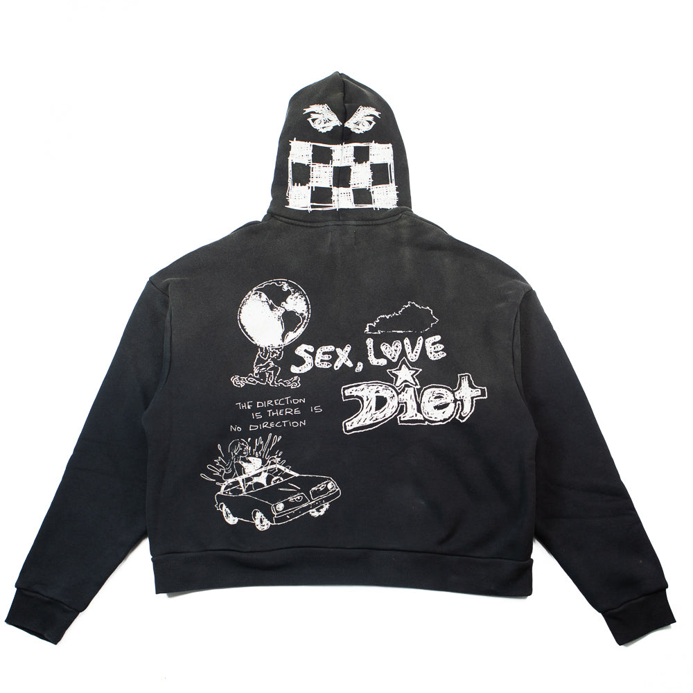 Doodle Hoodie (Vintage Black) - Image 2