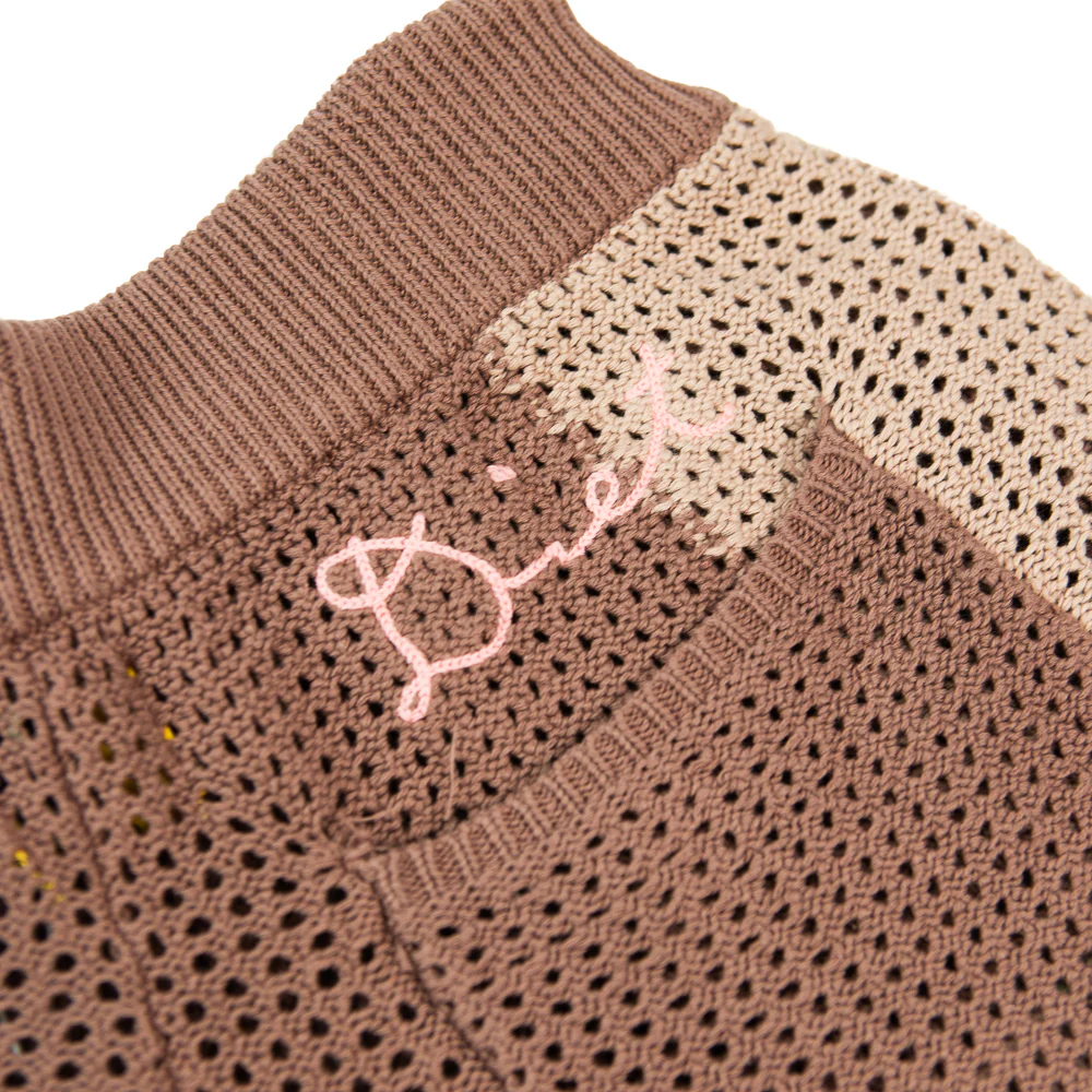 Checker Crochet Short (Mauve) - Image 3