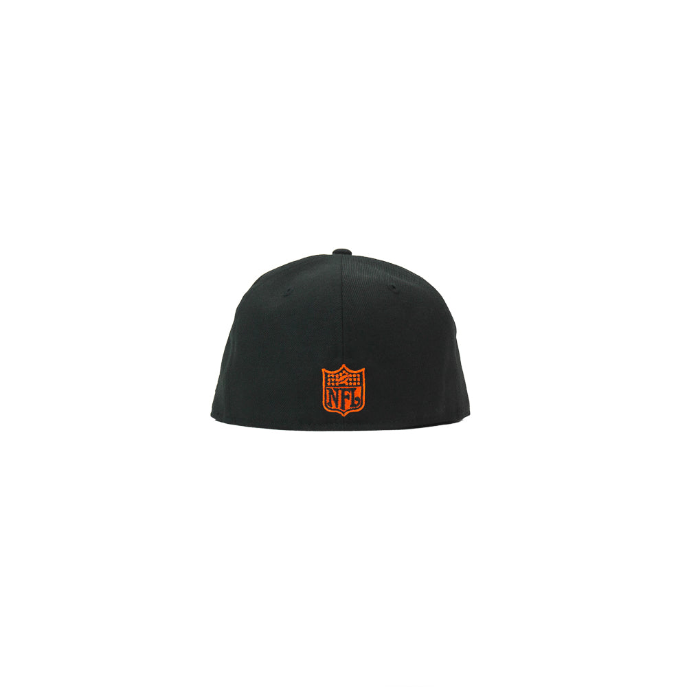 Cincinnati Bengals Rushing Tiger Fitted Cap (Black) - Image 2