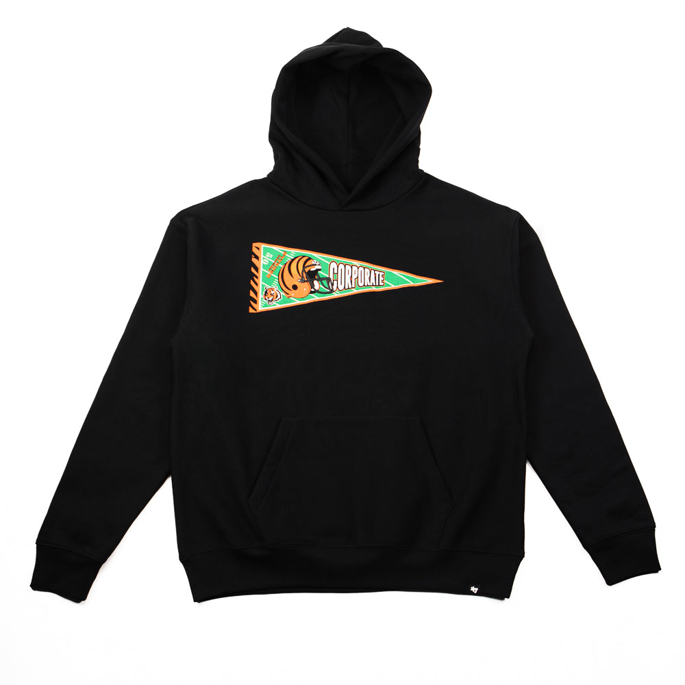 Cincinnati Bengals x Corporate Pennant Hoodie (Black)