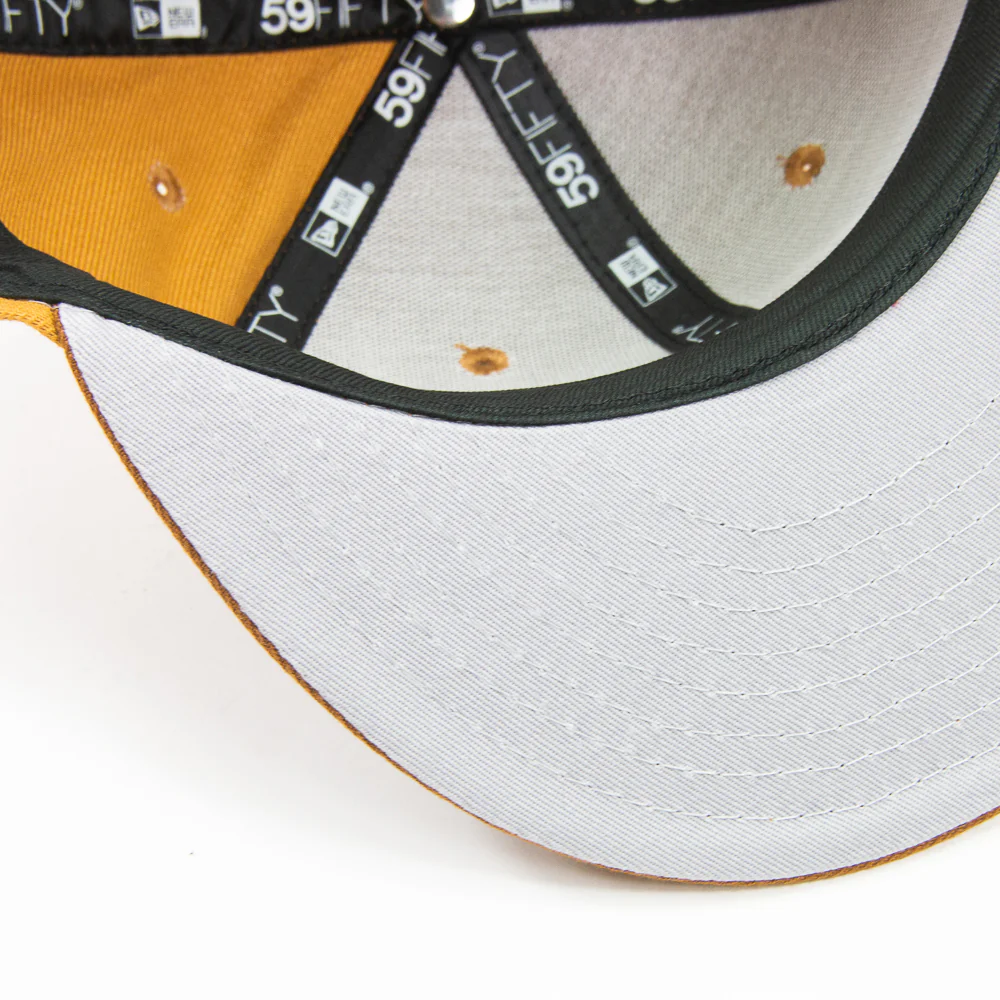 Cincinnati Reds '03 Inaugural Season Fitted Cap (Peanut Butter/Pink) - Image 5