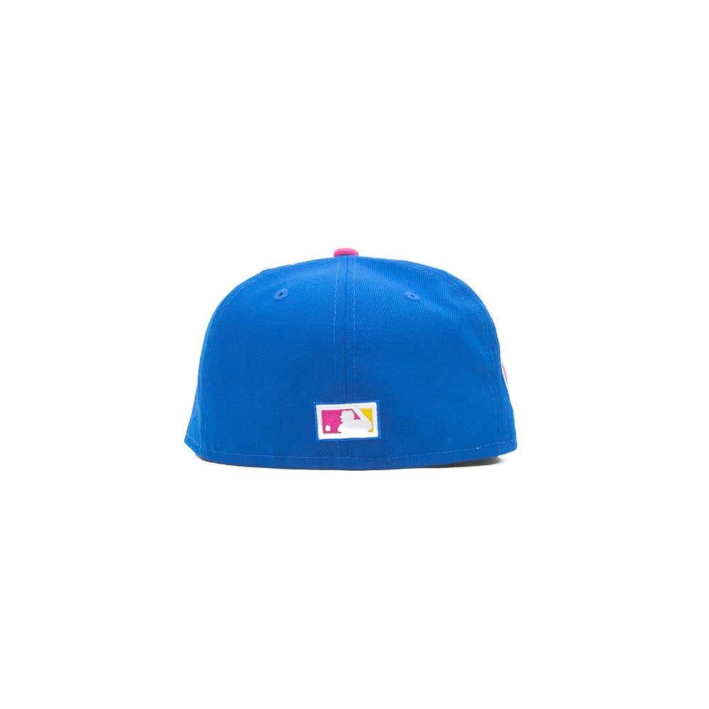 Cincinnati Reds 1970 All-Star Fitted Cap (Azure/Beetroot) - Image 2