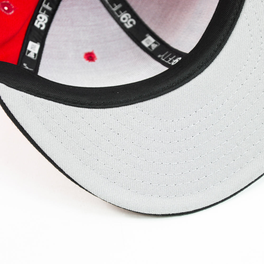 Cincinnati Reds City Connect Fitted Cap (Red/Black) - Image 5