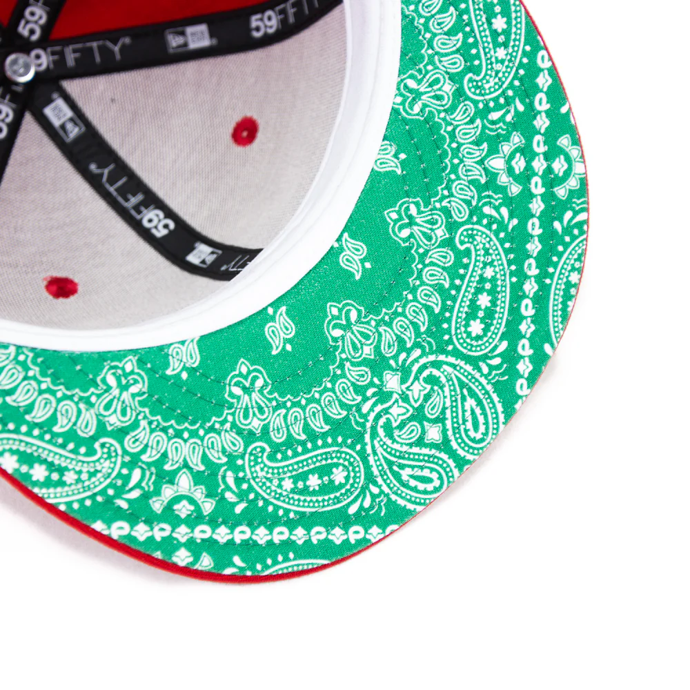 Cincinnati Reds Fitted (Green Paisley) - Image 6