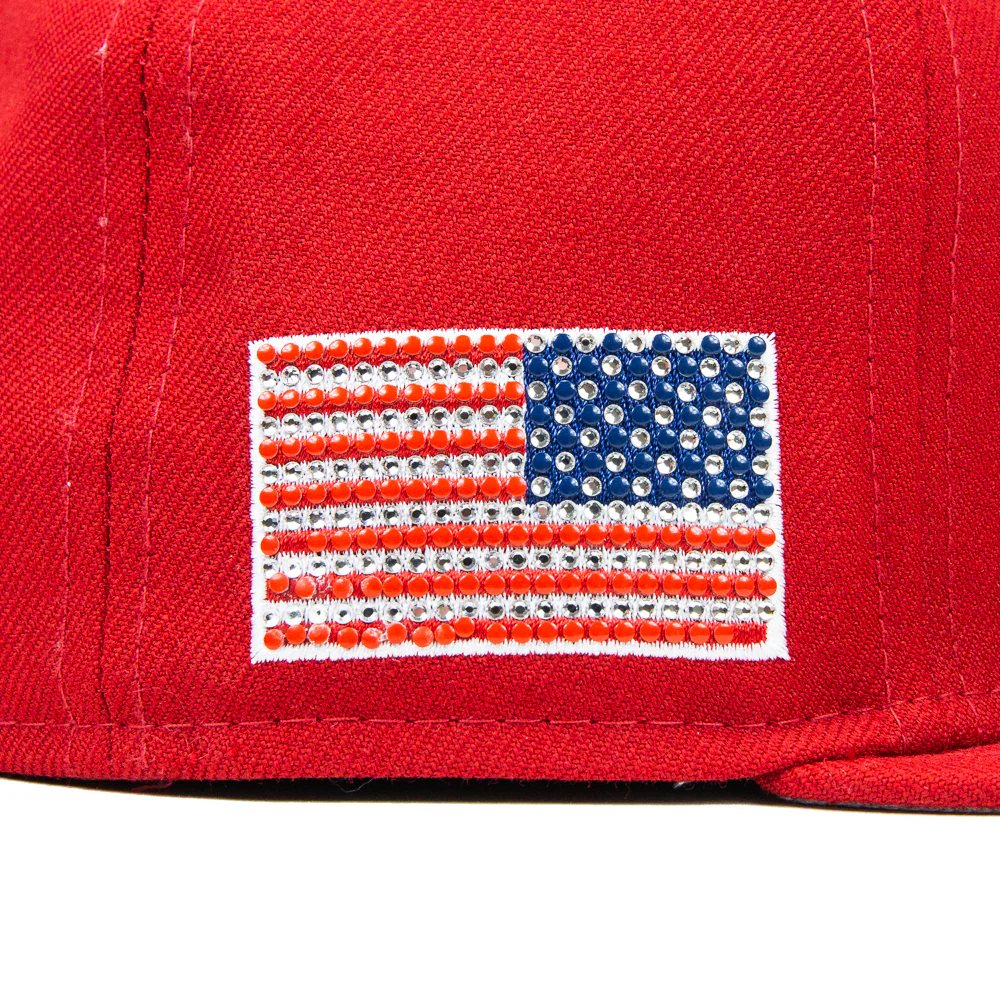 Cincinnati Reds Fitted (Swarovski Crystals) - Image 3