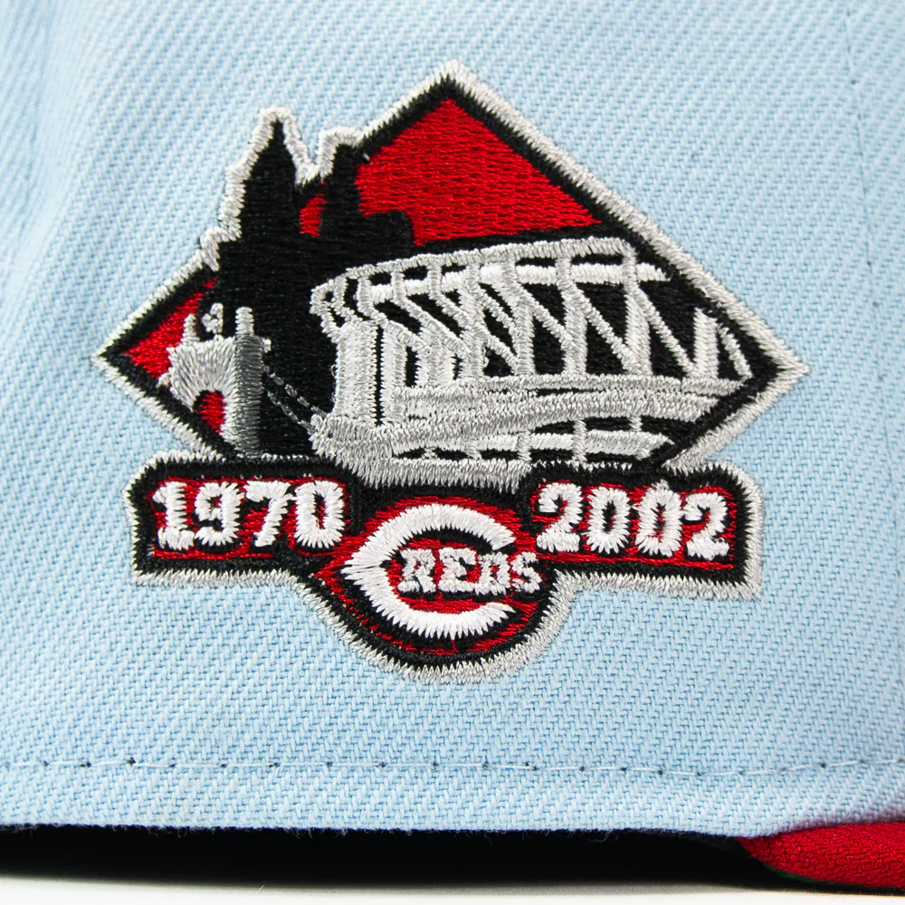 Cincinnati Reds Mascot Riverfront Fitted Cap (Glacial Red) - Image 2