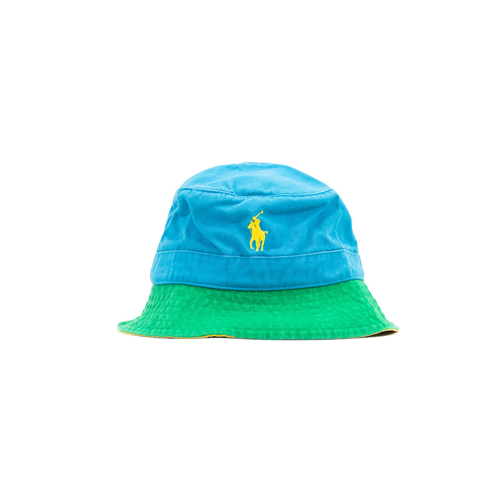 Color-Blocked Twill Bucket (Pacific Royal/Yellowfin) - Image 2