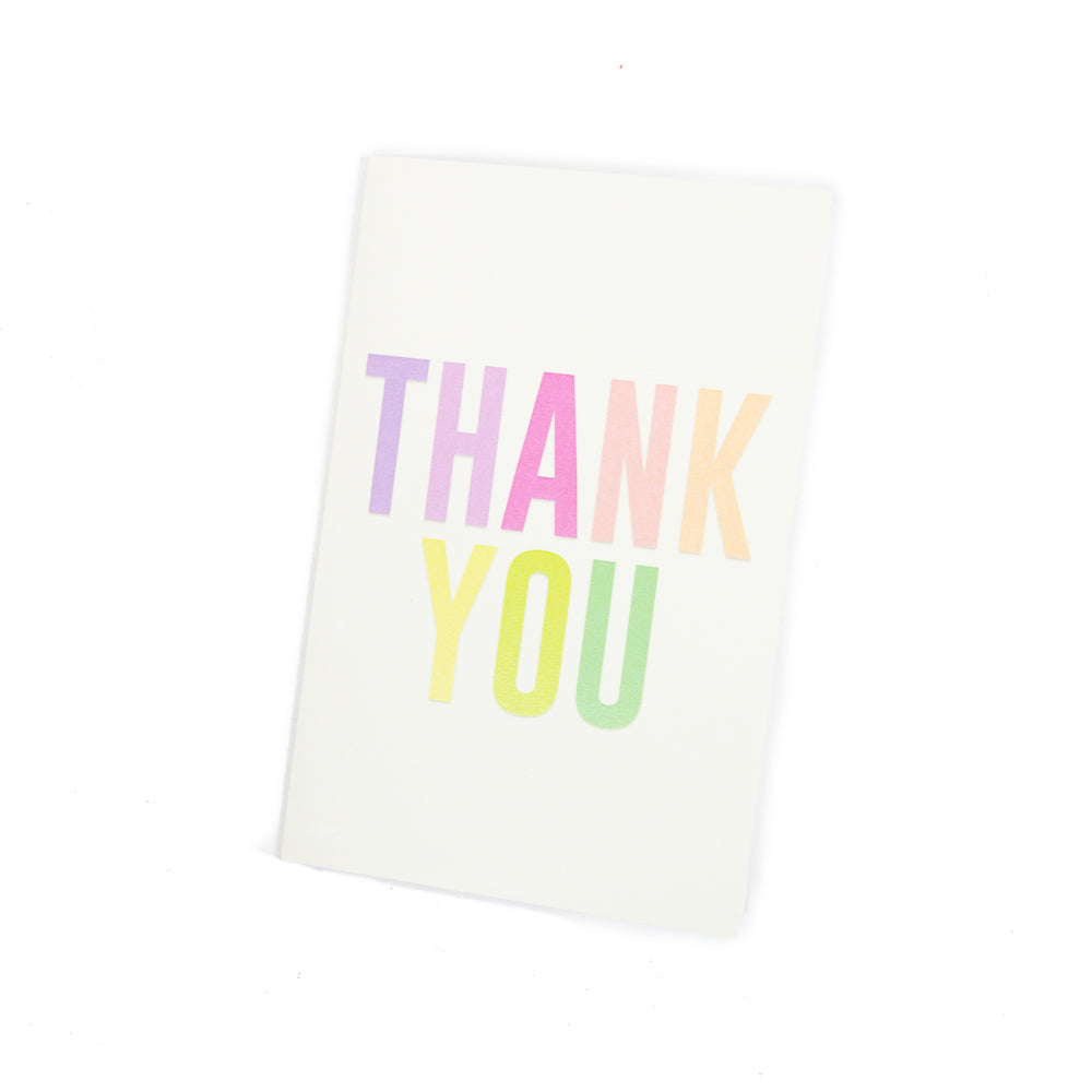 Colorful Thank You Card