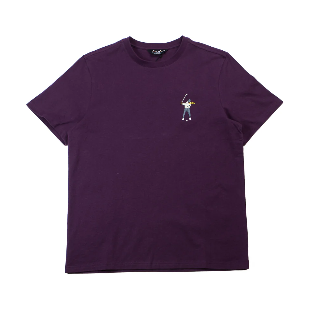 Core Short Sleeve Tee ( Black Berry Wine)