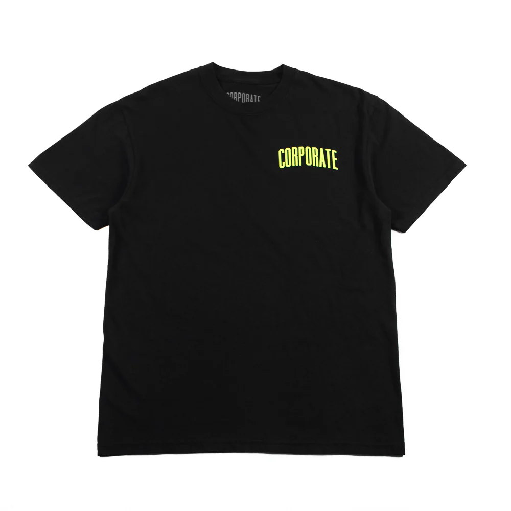 Corporate Standard Tee (Black/Volt)