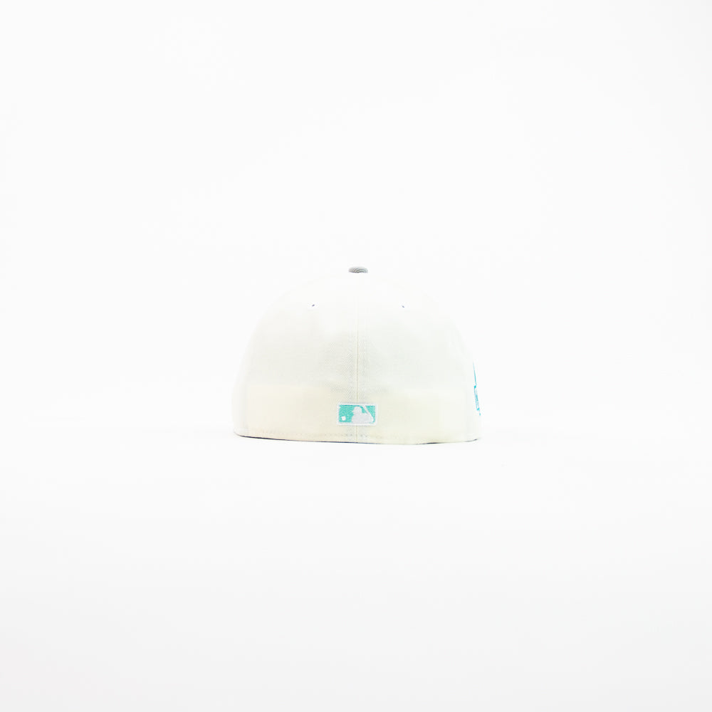Corporate x Cincinnati Reds 15th Anniversary Fitted Cap (Cream/Teal) - Image 4