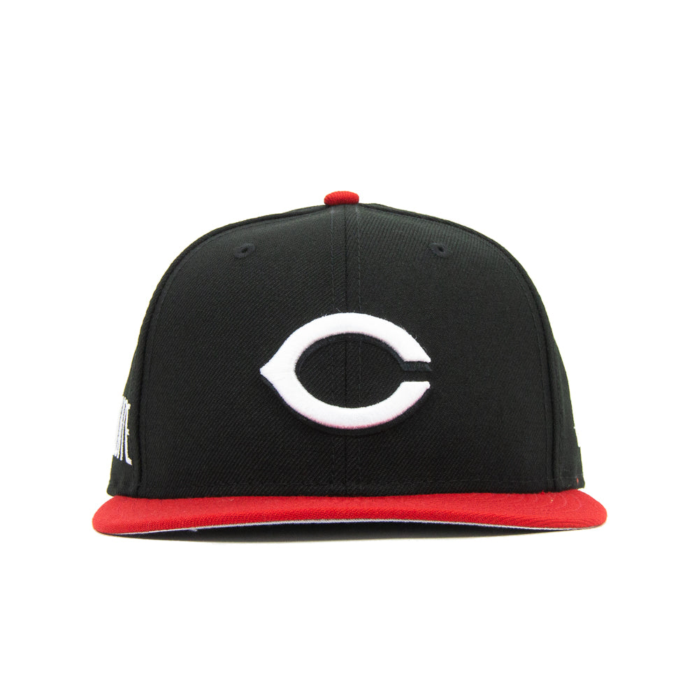 Corporate x Cincinnati Reds Queen City Fitted Cap (Black/Red)