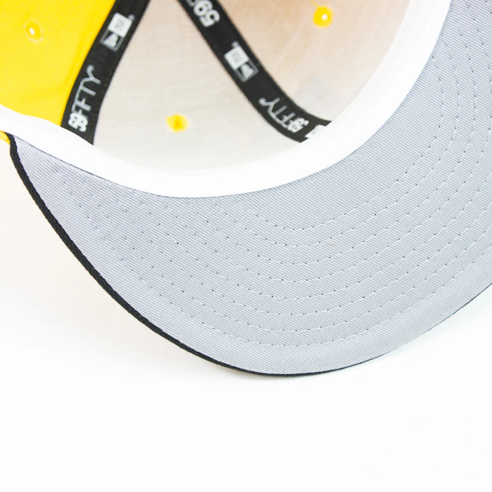 Dayton Dragons 20th Anniversary Fitted Cap (Official Yellow/ Black) - Image 5