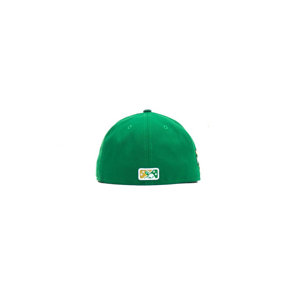 Dayton Dragons Midwest League Fitted Cap (Kelly Green/ Emerald) - Image 2