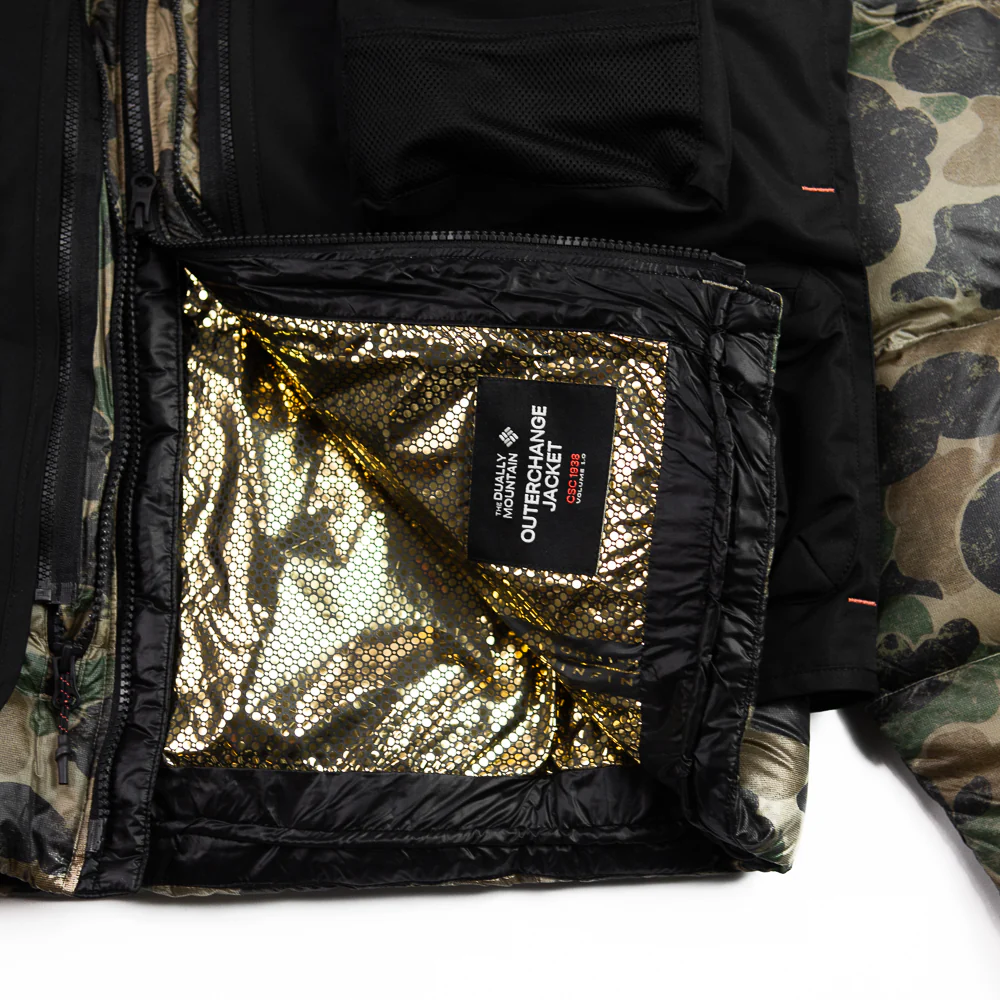 Dually Mountain Outerchange Jacket Printed (British Tan Duck Camo) - Image 4