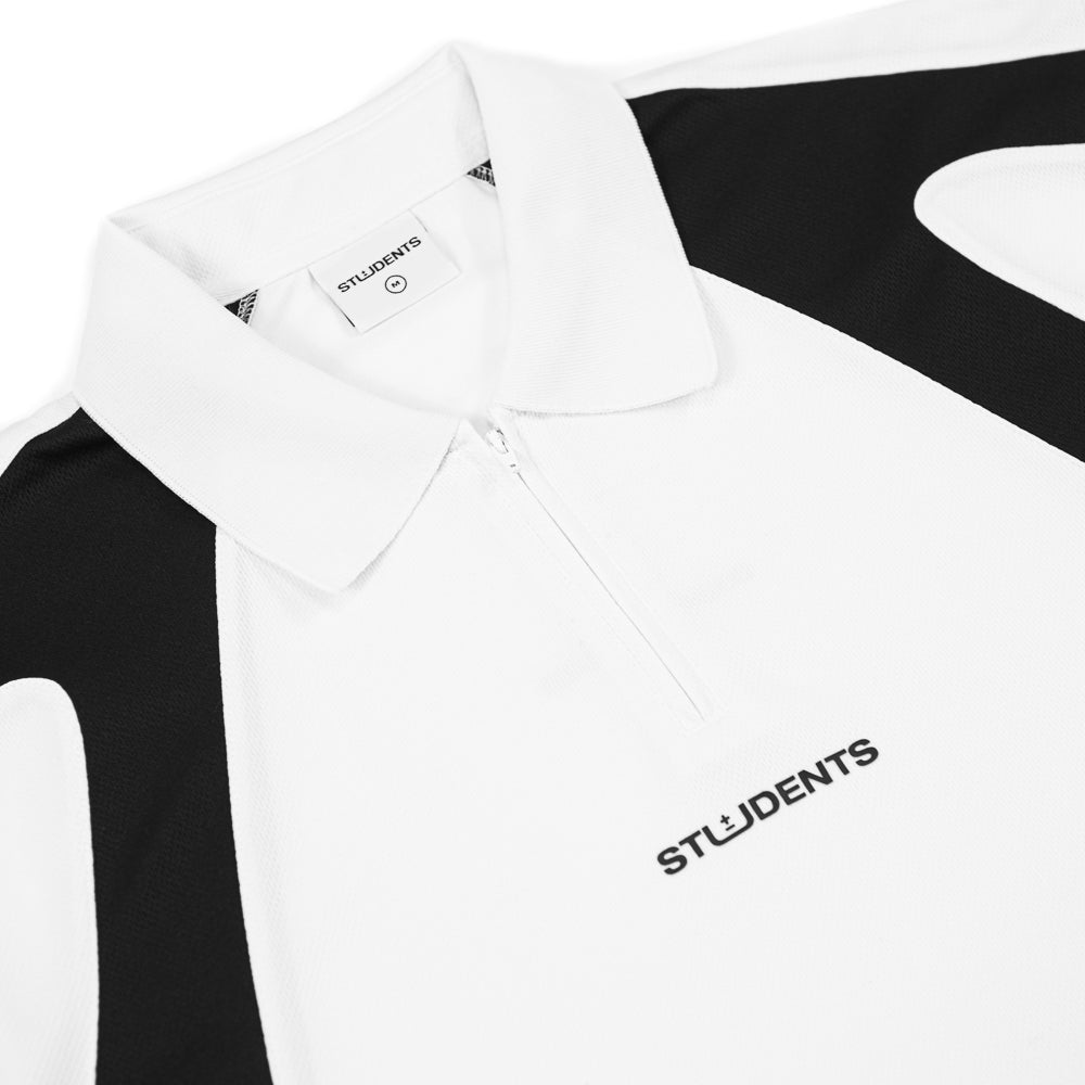 Earls S/S Mesh Jersey Polo (White) - Image 2