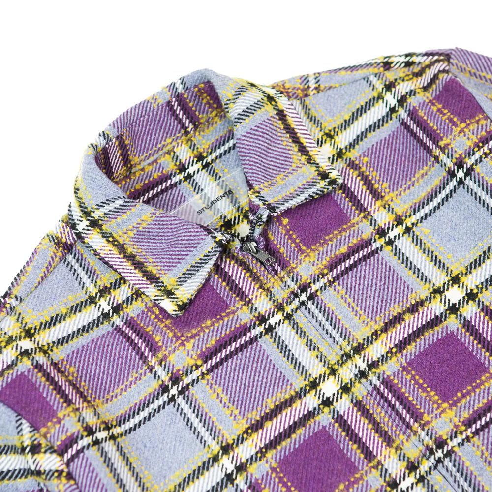 Fitzroy Flannel Jacket (Purple) - Image 2