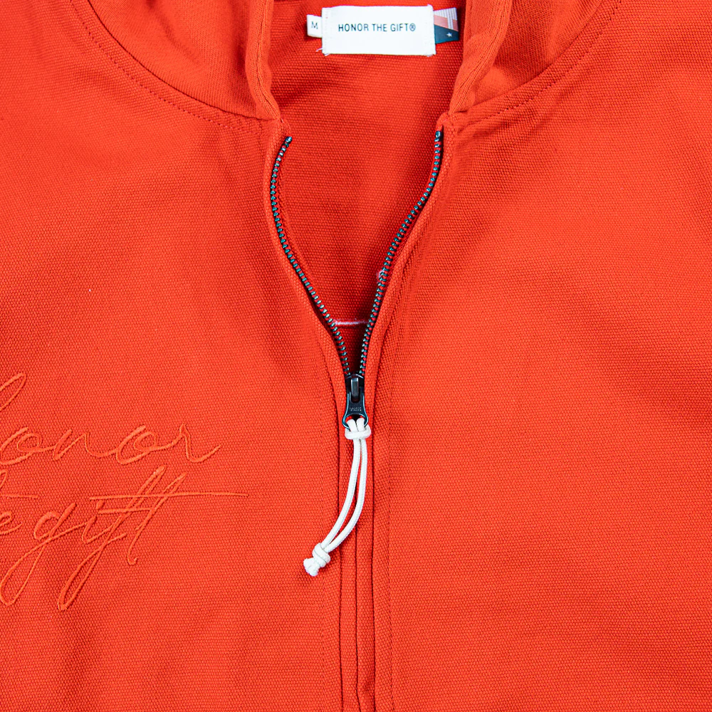 Full-Zip Truth Hoodie (Orange) - Image 3