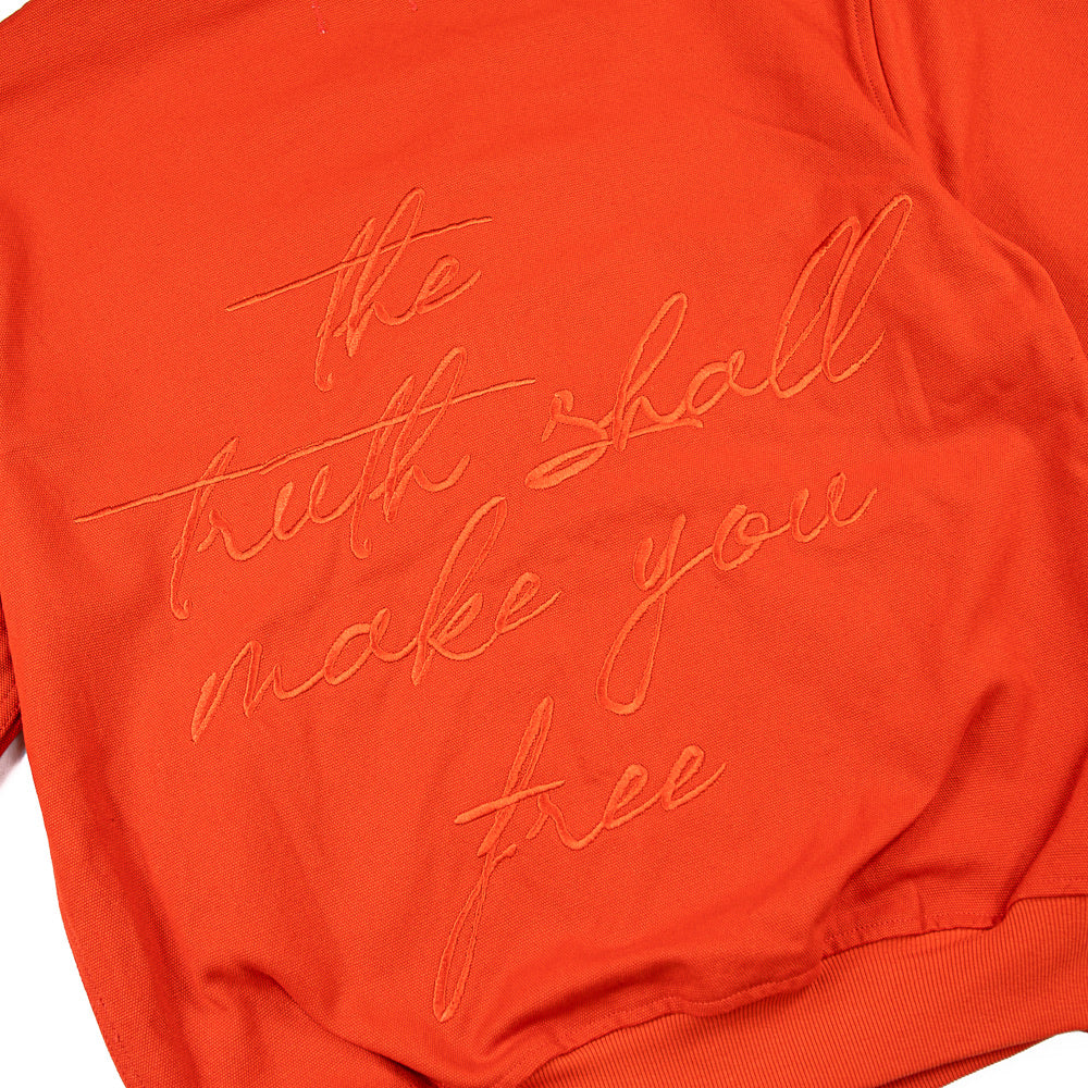Full-Zip Truth Hoodie (Orange) - Image 4
