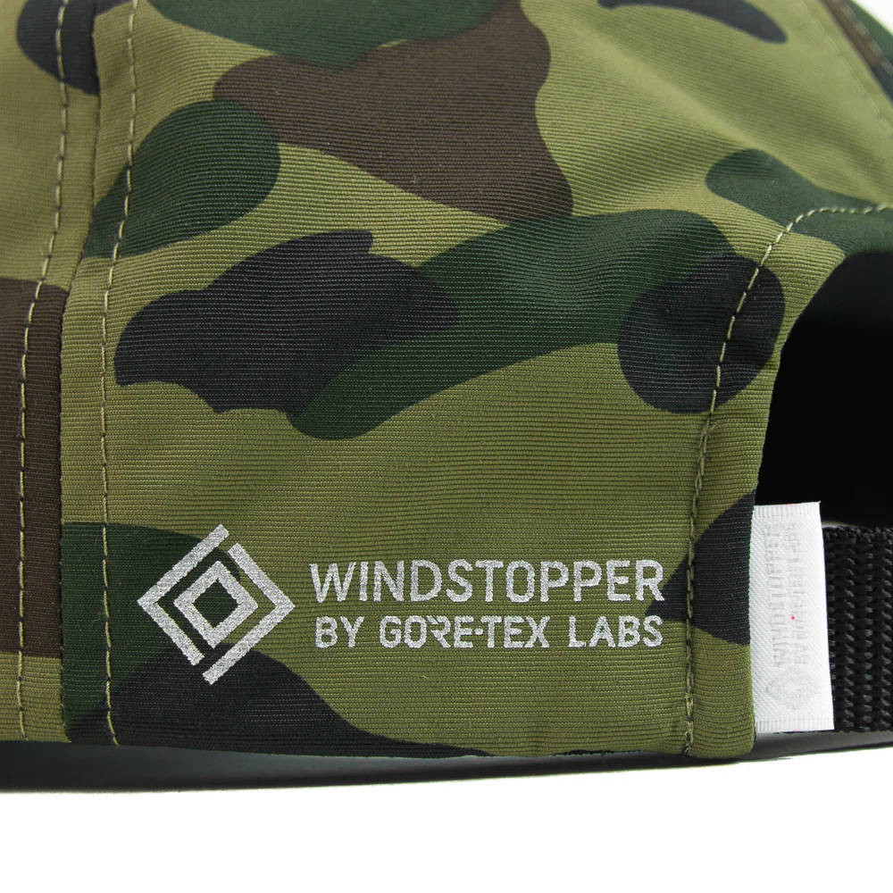 Gore-Tex Wind Stopper 1st Camo Panel Cap (Green) - Image 2