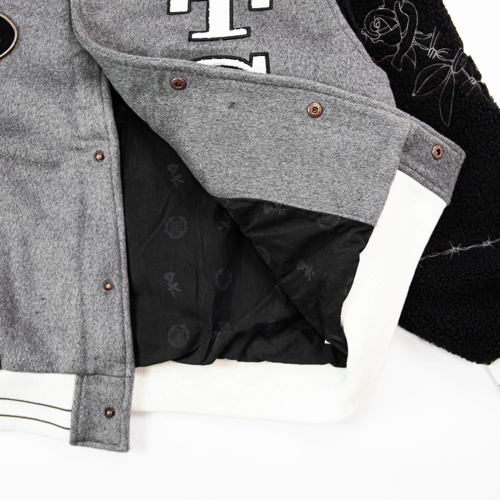 HTG Letterman Jacket (Grey) - Image 4