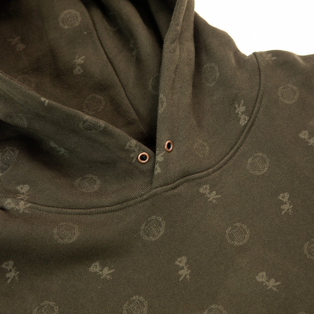 HTG Raw Edge Hoodie (Black) - Image 2