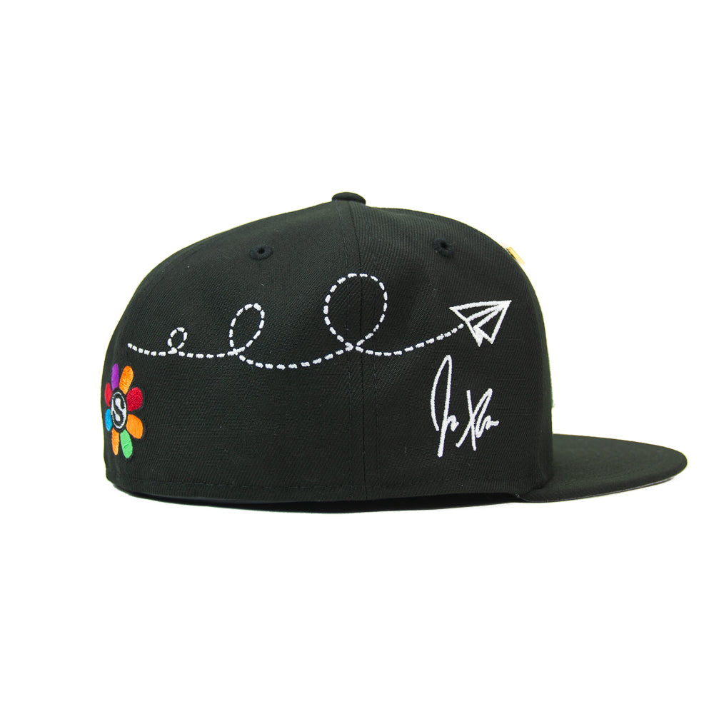 Jae Tips x Planes Crown Fitted Cap (Black) - Image 3