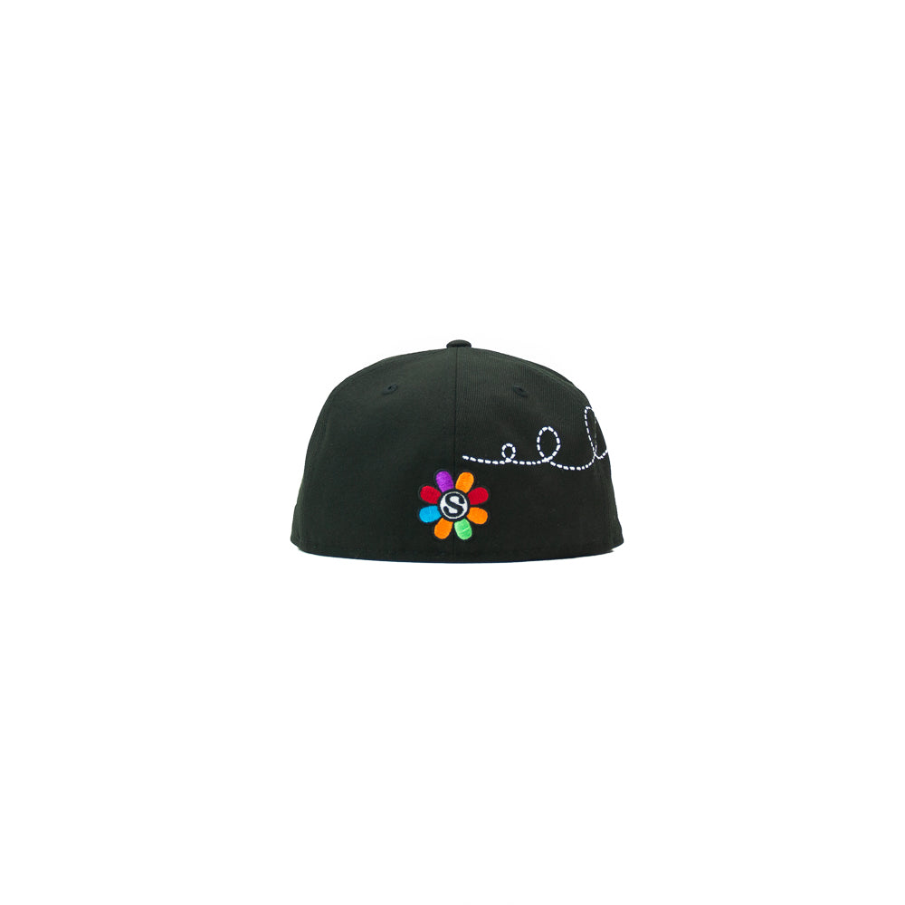Jae Tips x Planes Crown Fitted Cap (Black) - Image 4