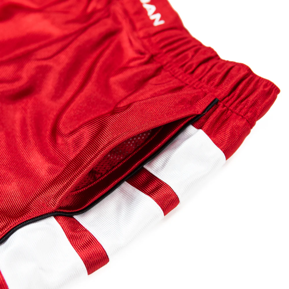 Jordan Brooklyn Cat Scratch Shorts (Gym Red/White/Gym Red) - Image 3