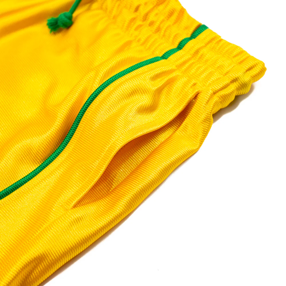 Jordan Brooklyn Women's Knit Brazil Shorts (Varsity Maize/Lucky Green) - Image 3