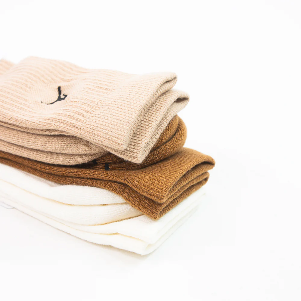 Jordan Everyday Crew Sock 3 Pack (Multicolor Brown) - Image 2