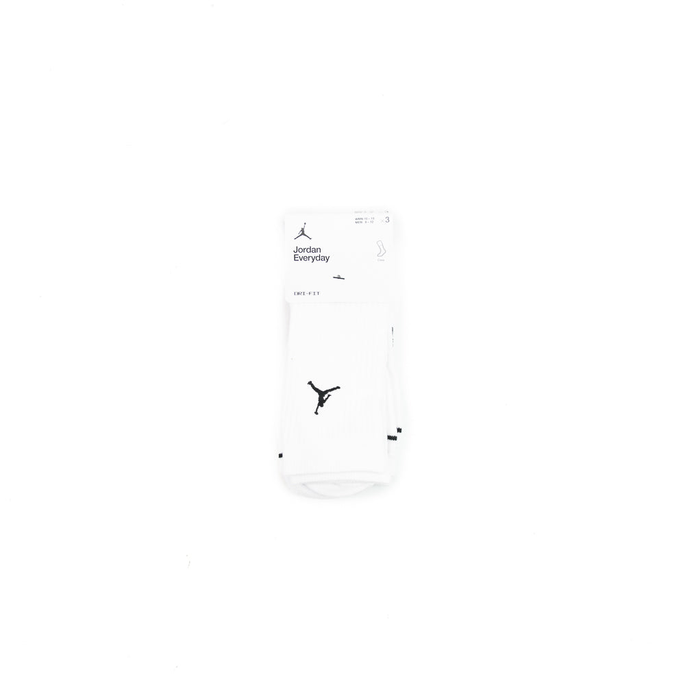 Jordan Everyday Crew Sock 3 Pack (White/Black)