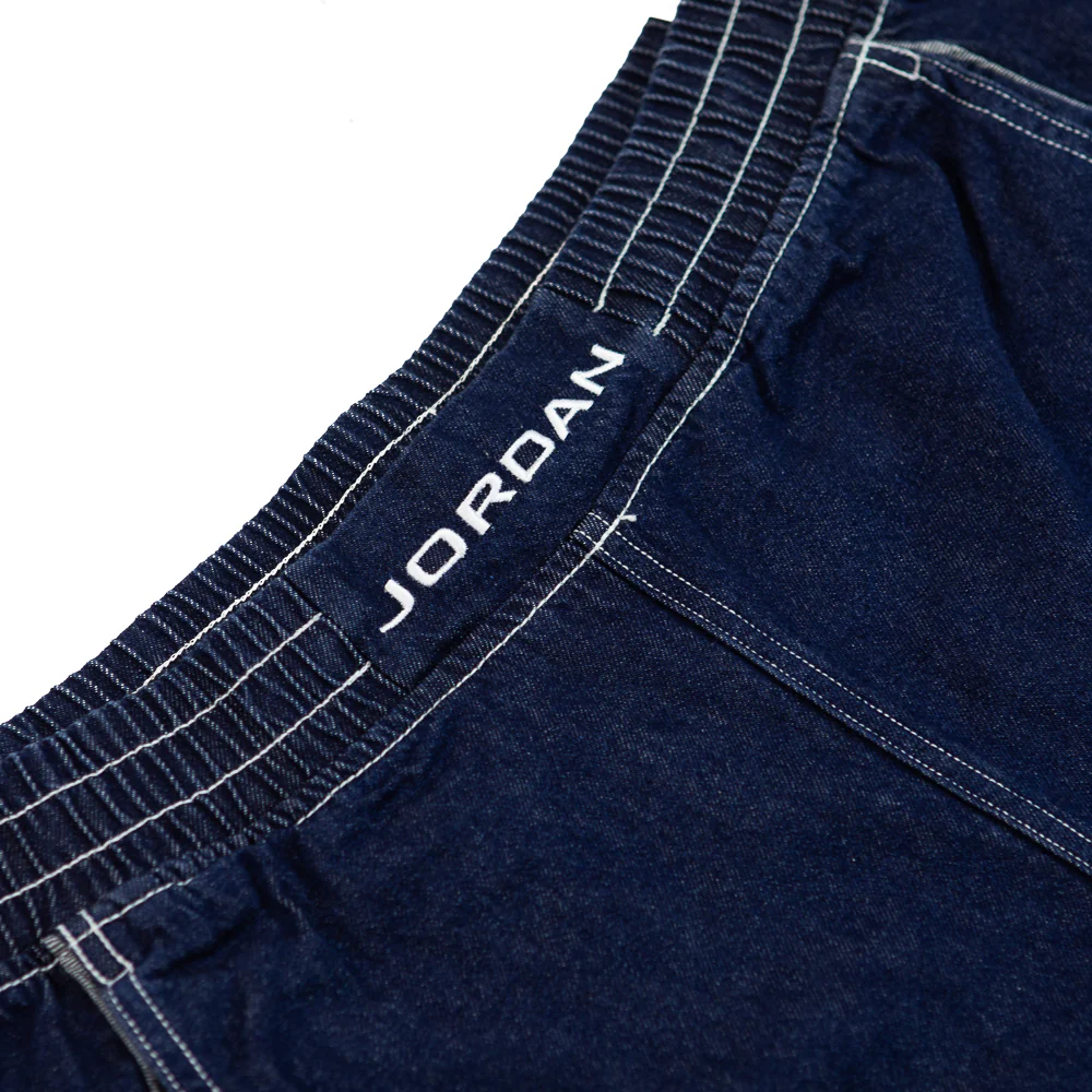 Jordan Flight Club Baggy Shorts (Blue Grey/White) - Image 2