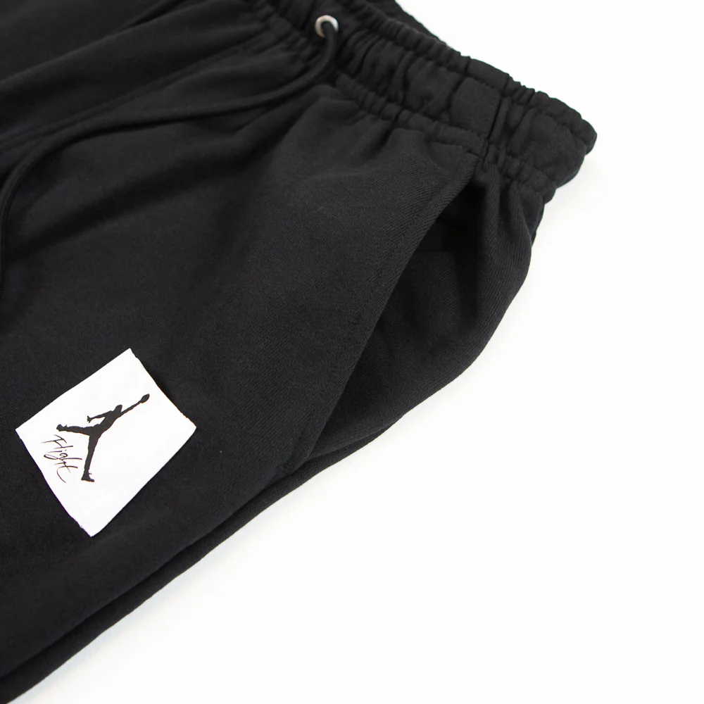 Jordan Flight Fleece Sweatpants (Black/Sail) - Image 2